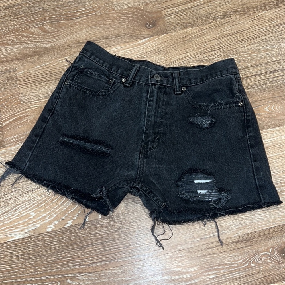 Vintage Levi's Jean shorts upcycled by Jae Made Jeans - Picture 1 of 3